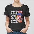 Mens Funny 4Th Of July Hot Dog Wiener Comes Out Adult Humor Gift Women T-shirt