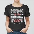 Mom Of The Birthday Girl Cow Birthday Farm Animal Women T-shirt