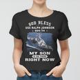 My Son Is On Uss Ralph Johnson Ddg Women T-shirt