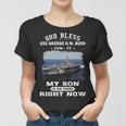 My Son Is On Uss Uss George H W Bush Cvn Women T-shirt