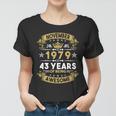 November 1979 43 Years Of Being Awesome Funny 43Rd Birthday Women T-shirt