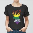 Oh Deer Im Queer Lgbt Gay Pride Lesbian Bisexual Ally Quote Women T-shirt