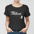 One Way To Paradise Spray Powder Free Ride With Snowboard Gift Women T-shirt