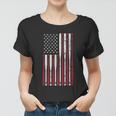 Patriotic Us American Baseball Bats And Stars Stripes Flag Great Gift Women T-shirt