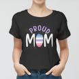 Proud Mom Bi Gender Flag Gay Pride Mothers Day Lgbt Bigender Great Gift Women T-shirt