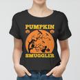 Pumpkin Smuggler Funny Halloween Quote Women T-shirt