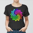 Rainbow Polka Dot International Dot Day Kids Teachers Women T-shirt