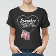 Red Remember Everyone Deployed Dog Tags Tshirt Women T-shirt