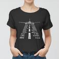 Retro Distressed Aviation Plane Pilot Women T-shirt