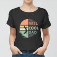Retro Reel Cool Dad Fishing Fisherman Fisher Funny Bass Fisher Women T-shirt