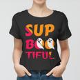 Sup Boo Tiful Halloween Quote Women T-shirt