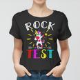 Testing Day Teacher Rock The Test Teaching Students Teachers Women T-shirt