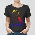 Trans Free Mom Hugs Dinosaur Rex Mama Transgender Pride Meaningful Gift Women T-shirt