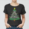 Tree Isnt The Only Thing Getting Lit Ugly Christmas Tshirt Women T-shirt