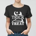 Trick Or Treat Funny Halloween Quote Women T-shirt