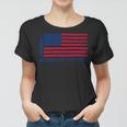 Trucker Truck Driver American Flag With Exhaust American Trucker Women T-shirt
