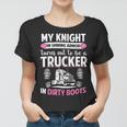 Trucker Trucker Wife Trucker Girlfriend Women T-shirt