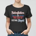 Us President Flation The Cost Of Voting Stupid 4Th July Meaningful Gift Women T-shirt