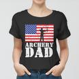 Usa American Distressed Flag Archery Dad Men Gift For Him Gift Women T-shirt
