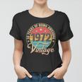 Vintage 1972 Birthday 50 Years Of Being Awesome Emblem Women T-shirt