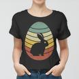 Vintage Easter Bunny Egg Women T-shirt