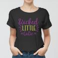 Wicked Little Cutie Halloween Quote V5 Women T-shirt