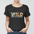 Wild About My Students Proud Teacher Graphic Plus Size Shirt For Teacher Female Women T-shirt