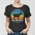 Womens Goat Whisperer Apparel - Funny Goat Women T-shirt