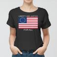 Womens Liberty And Justice For All Betsy Ross Flag American Pride Women T-shirt
