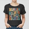 Womens Rights Are Human Rights Hippie Style Pro Choice V2 Women T-shirt