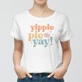 Retro Thanksgiving Yippie Pie Yay Women T-shirt