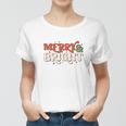 Retro Christmas Merry And Bright Women T-shirt