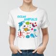 Ocean Animals Marine Creatures Under The Sea Gift Women T-shirt