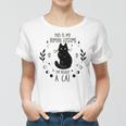This Is My Human Costume Im Really A Cat Halloween Costume Women T-shirt