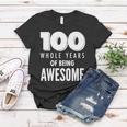 100 Whole Years Of Being Awesome Birthday Women T-shirt Unique Gifts