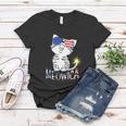 4Th Of July America Flag Happy Usa Day 2022 Cute Cat Usa Women T-shirt Unique Gifts