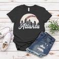 Atlanta Baseball Skyline Atlanta Cityscape Women T-shirt Personalized Gifts
