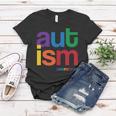 Autism Awareness Rainbow Letters Tshirt Women T-shirt Unique Gifts