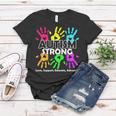 Autism Strong Love Support Educate Advocate Women T-shirt Unique Gifts