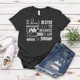 Awesome Quote For Runners &8211 Why I Run Women T-shirt Unique Gifts