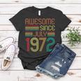 Awesome Since July 1972 Vintage 50Th Birthday 50 Years Old Women T-shirt Funny Gifts