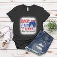 Back Up Terry Put It In Reverse 4Th Of July American Flag Women T-shirt Unique Gifts
