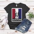 Boston Terrier Portrait Women T-shirt Unique Gifts