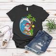 Christmas Im July | Summer Santa Claus Beach Hawaii Surf Women T-shirt Unique Gifts