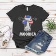 Cow 4Th Of July Moorica Merica Men American Flag Sunglasses Women T-shirt Unique Gifts