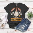 Creep It Real Retro Halloween Funny Ghost Skateboarding Women T-shirt Funny Gifts