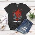 Cyberpunk Cyborg Samurai Women T-shirt Unique Gifts