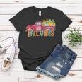 Fall Vibes Old School Truck Full Of Pumpkins And Fall Colors Women T-shirt Personalized Gifts