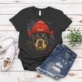 Firefighter Rottweiler Firefighter Rottweiler Dog Lover Women T-shirt Funny Gifts