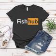 Fish Hub Tshirt Women T-shirt Unique Gifts